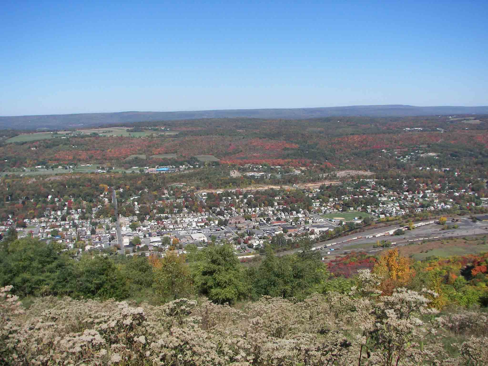 View of the town of Palmerton, PA  Courtesy jadams444@aol.com